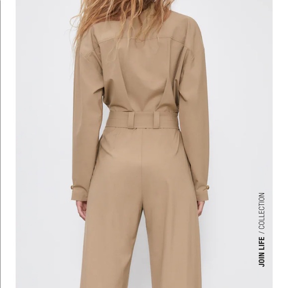 Zara Long Jumpsuit with Pockets - Picture 13 of 16